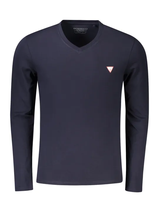 GUESS JEANS Herren LANGARM-T-SHIRT Blau | online kaufen