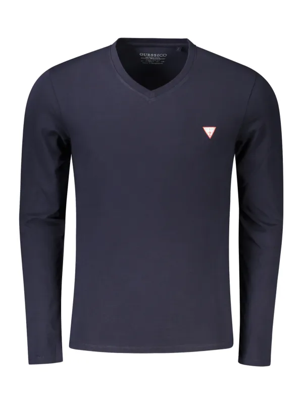 GUESS JEANS Herren LANGARM-T-SHIRT Blau | online kaufen