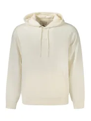 GUESS JEANS Herren LANGARM-KAPUZENPULLOVER Weiß