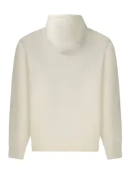 GUESS JEANS Herren LANGARM-KAPUZENPULLOVER Weiß