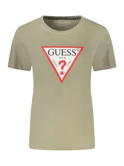 GUESS JEANS Damen T-Shirt Grün mieten | Flex-Fashion Verleih