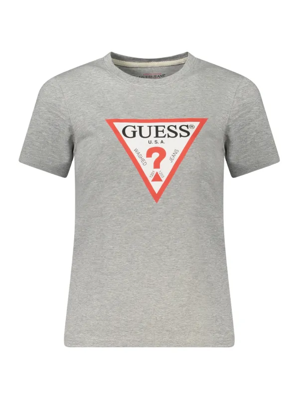 GUESS JEANS Damen T-SHIRT Grau | online kaufen
