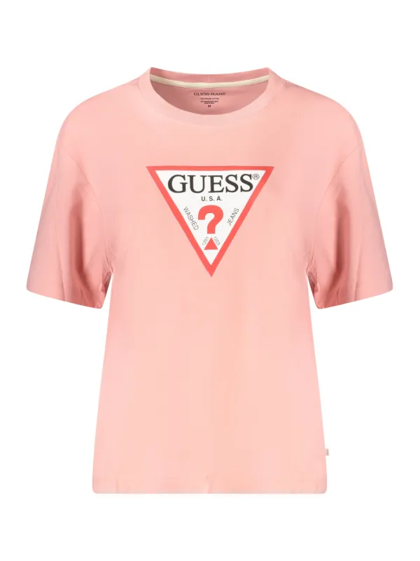 GUESS JEANS Damen T-SHIRT Rosa | online kaufen