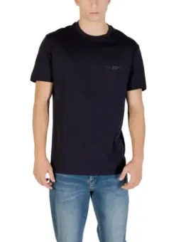 Armani Exchange Herren T-Shirt Blau mieten - Flex-Fashion