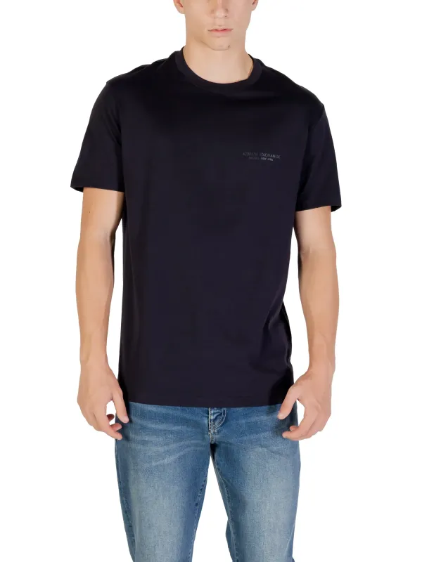 Armani Exchange Herren T-Shirt Blau | online kaufen