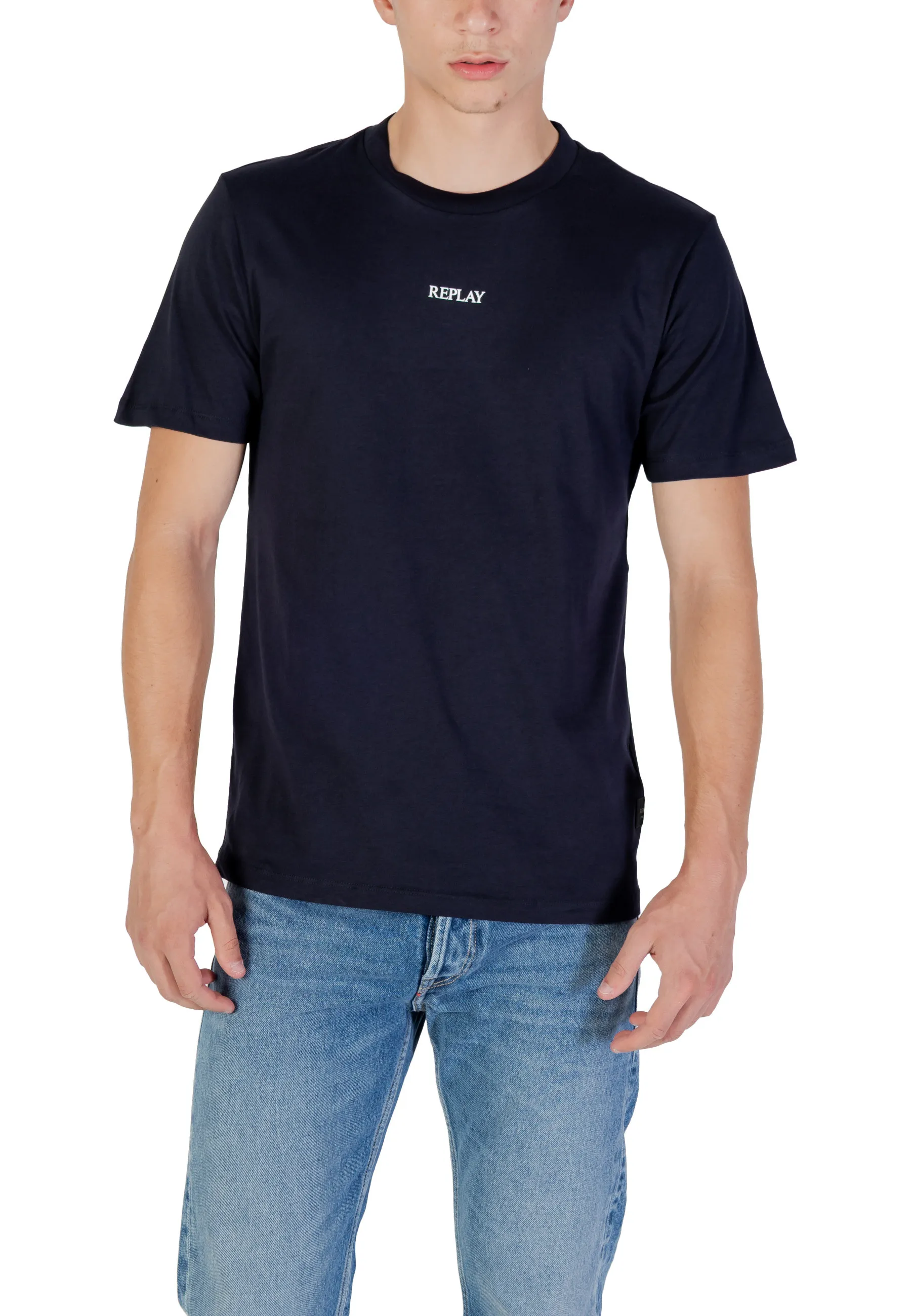Replay Herren T-Shirt Blau 488789