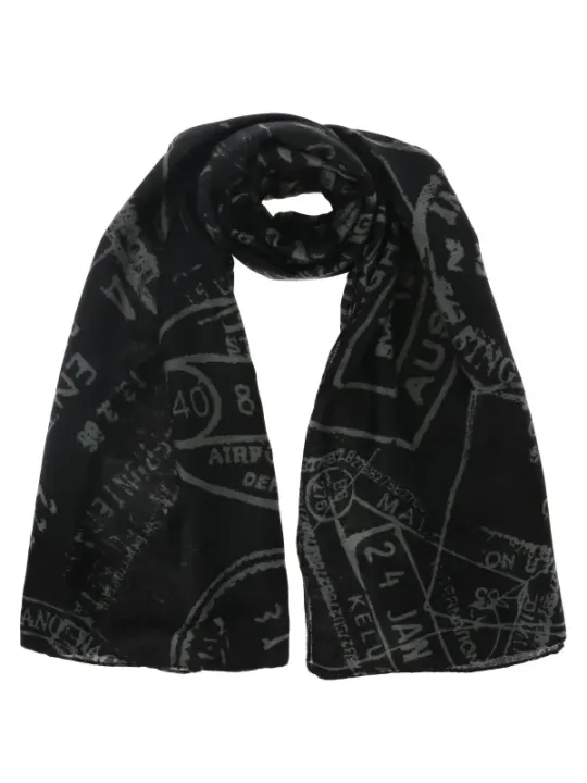 Reisekarte Alviero Martini Schal grau