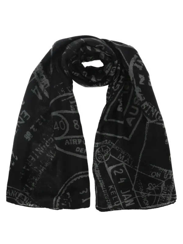 Reisekarte Alviero Martini Schal grau