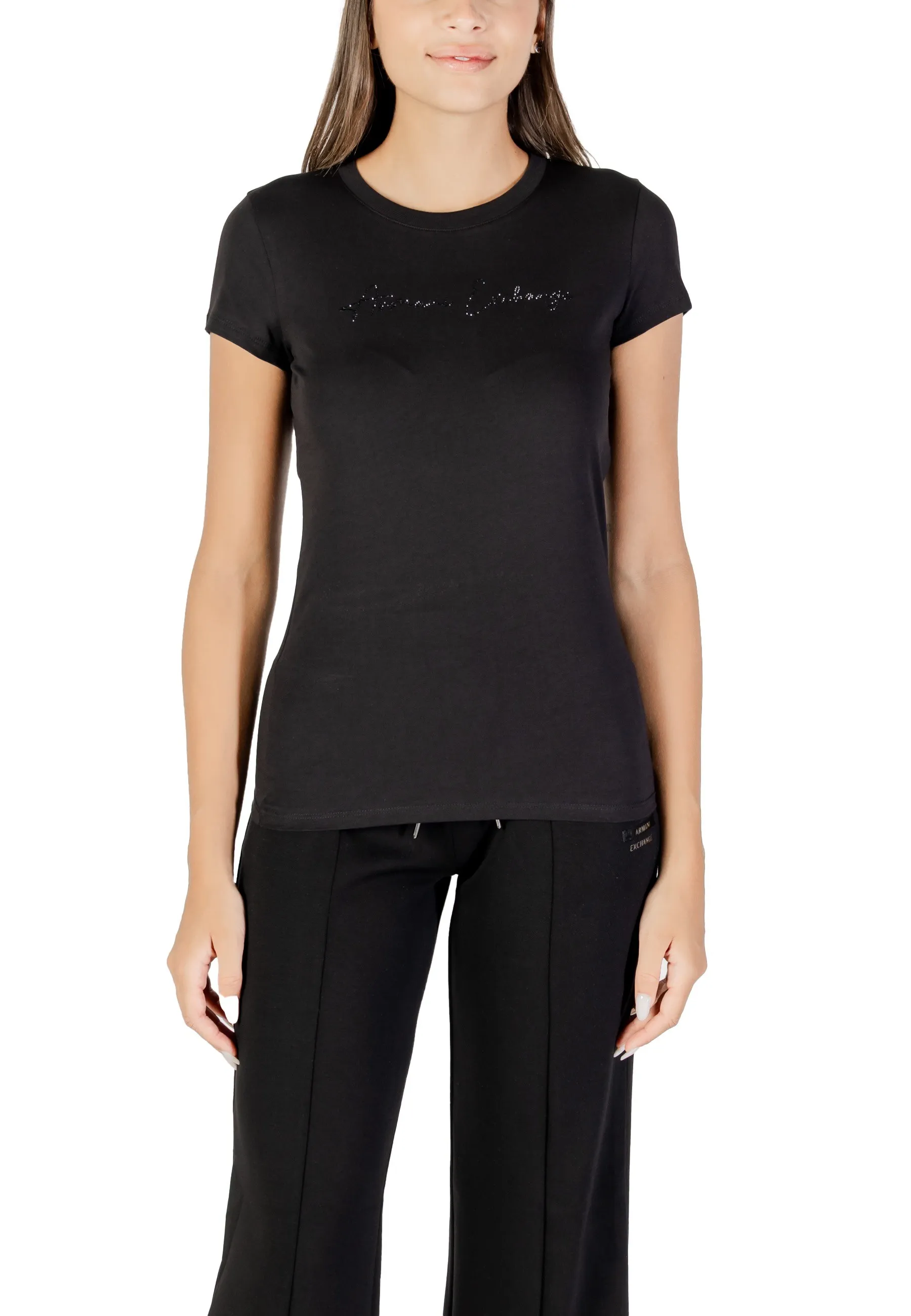 Damen T-Shirt Schwarz 488521