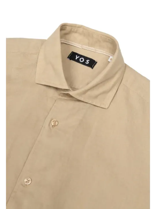 Yos Herren Hemd Beige | online kaufen