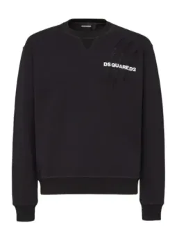 Dsquared2 Herren Fleece Schwarz | online kaufen