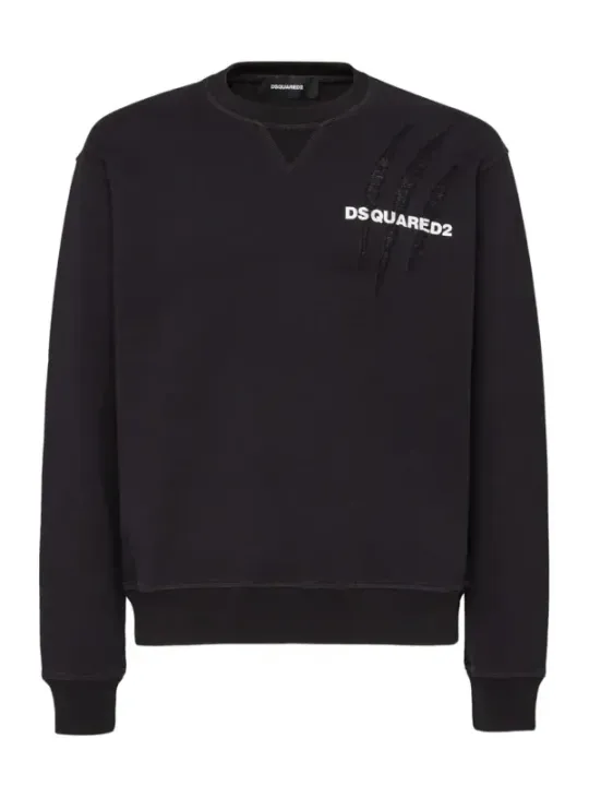 Dsquared2 Herren Fleece Schwarz | online kaufen