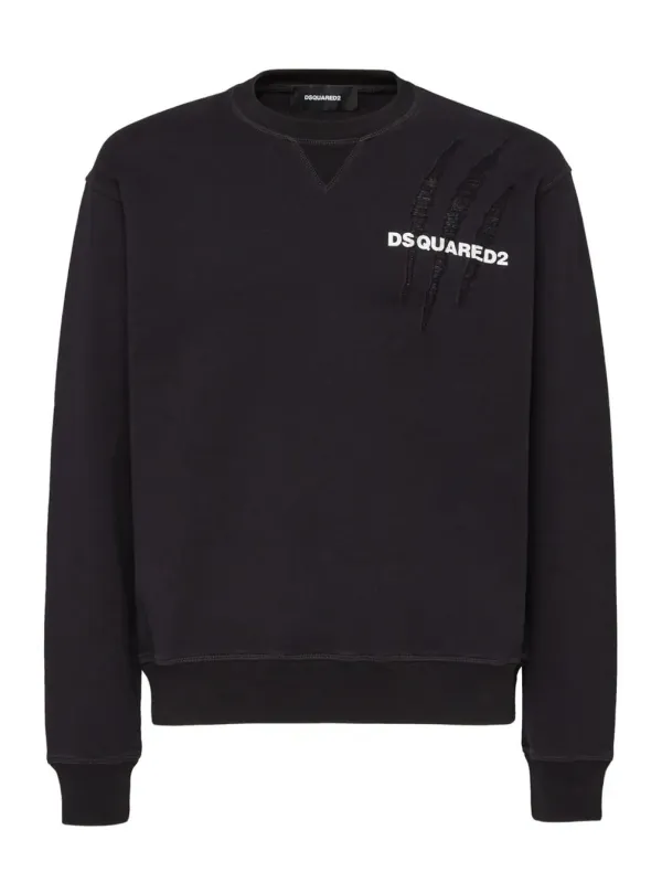 Dsquared2 Herren Fleece Schwarz | online kaufen