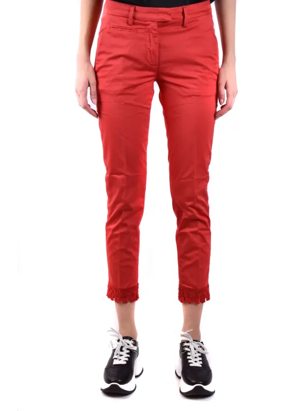 Dondup Damen Hose Rot | online kaufen