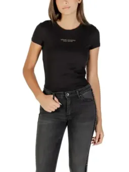 Armani Exchange Damen T-Shirt Schwarz mieten - Flex-Fashion