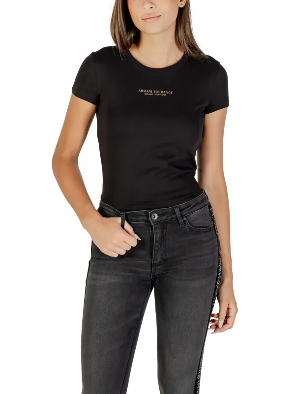 Armani Exchange Damen T-Shirt Schwarz | online kaufen