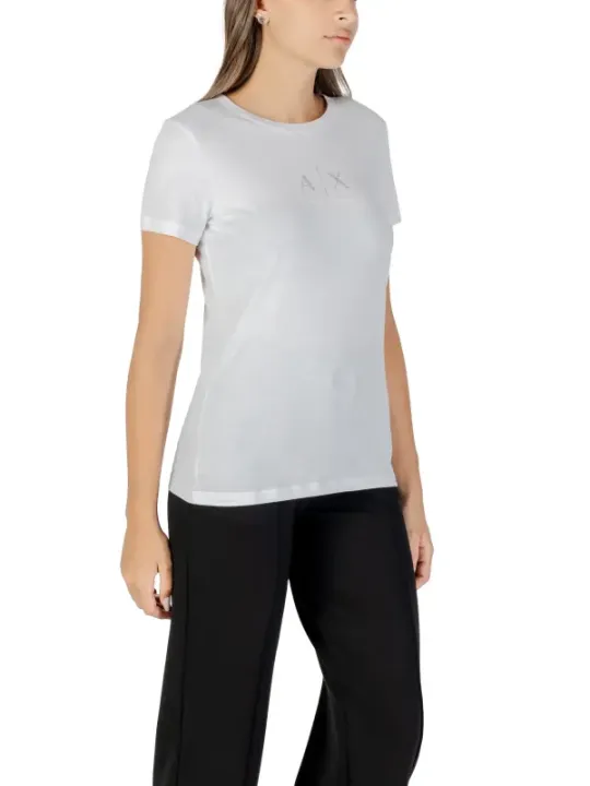 Armani Exchange Damen T-Shirt Weiß | online kaufen