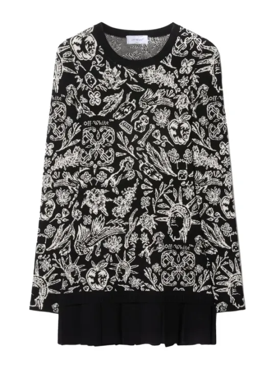 Off-White Damen Kleid Schwarz | online kaufen