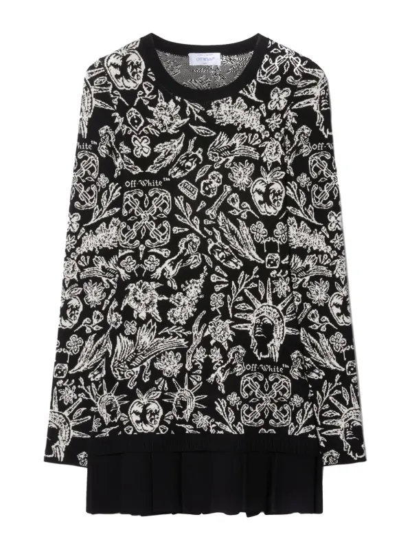 Off-White Damen Kleid Schwarz | online kaufen