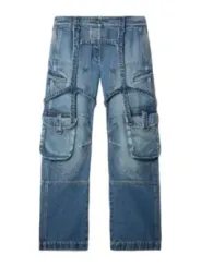Off-White Damen Jeans Blau | online kaufen