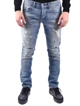 Azurblau Herren Jeans von Dondup leihen - Flex-Fashion