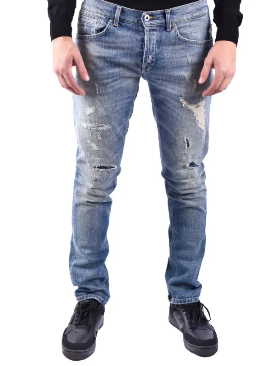 Dondup Herren Jeans Azurblau | online kaufen