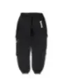 Schwarze Cargo-Sweatpants mit Logo