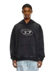 Diesel Herren Fleece Schwarz | online kaufen