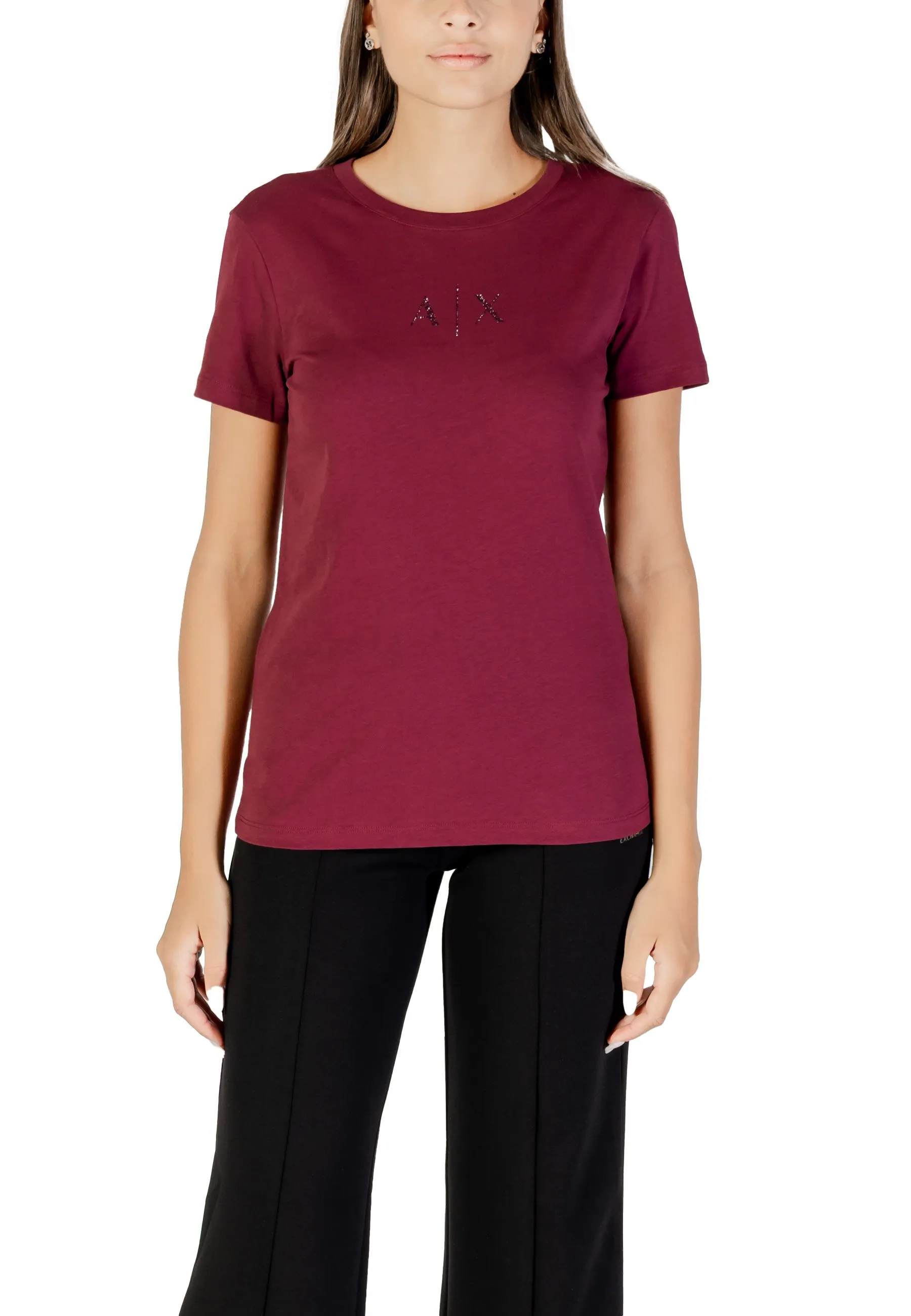 Damen T-Shirt Bordeaux 488503