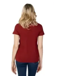 Rotes Levi's Baumwoll-T-Shirt Damen