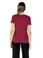 Armani Exchange Damen T-Shirt Bordeaux | online kaufen