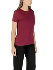 Armani Exchange Damen T-Shirt Bordeaux | online kaufen