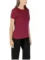 Armani Exchange Damen T-Shirt Bordeaux | online kaufen