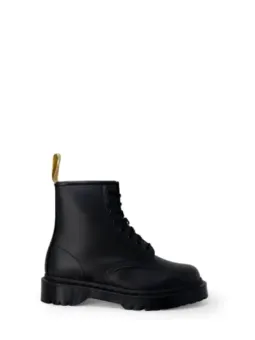 Schwarze Leder Dr. Martens Stiefel