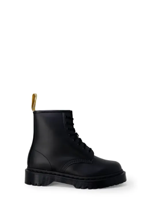 Schwarze Leder Dr. Martens Stiefel
