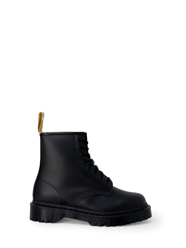 Schwarze Leder Dr. Martens Stiefel