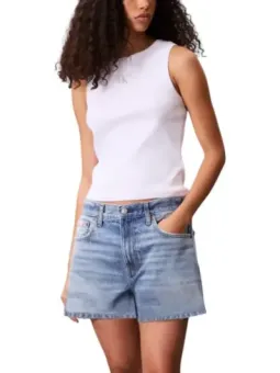 Calvin Klein Jeans Damen Tank-Tops Weiß | online kaufen