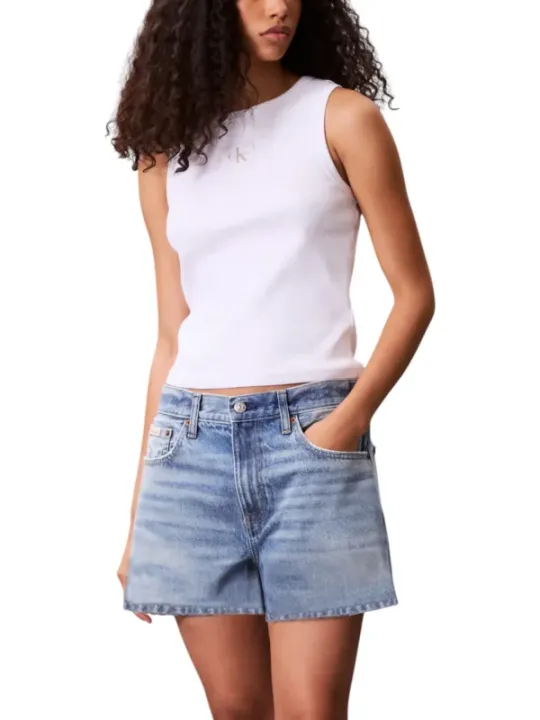 Calvin Klein Jeans Damen Tank-Tops Weiß | online kaufen