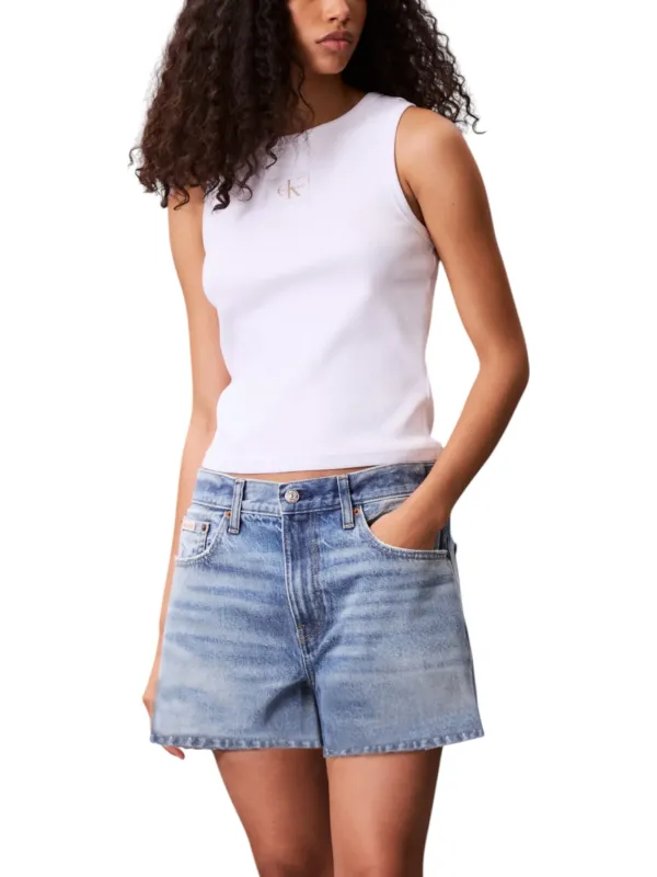 Calvin Klein Jeans Damen Tank-Tops Weiß | online kaufen