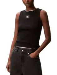 Calvin Klein Jeans Damen Tank-Tops Schwarz | online kaufen