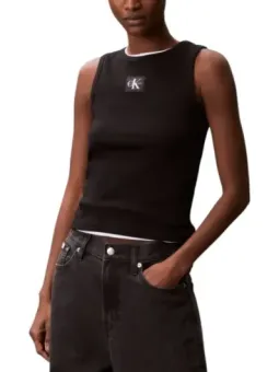 Calvin Klein Jeans Damen Tank-Tops Schwarz | online kaufen