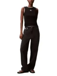 Calvin Klein Jeans Damen Tank-Tops Schwarz | online kaufen