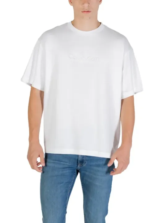 Calvin Klein Herren T-Shirt Weiß | online kaufen