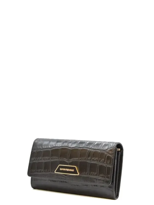Emporio Armani Damen Portmonees Schwarz | online kaufen