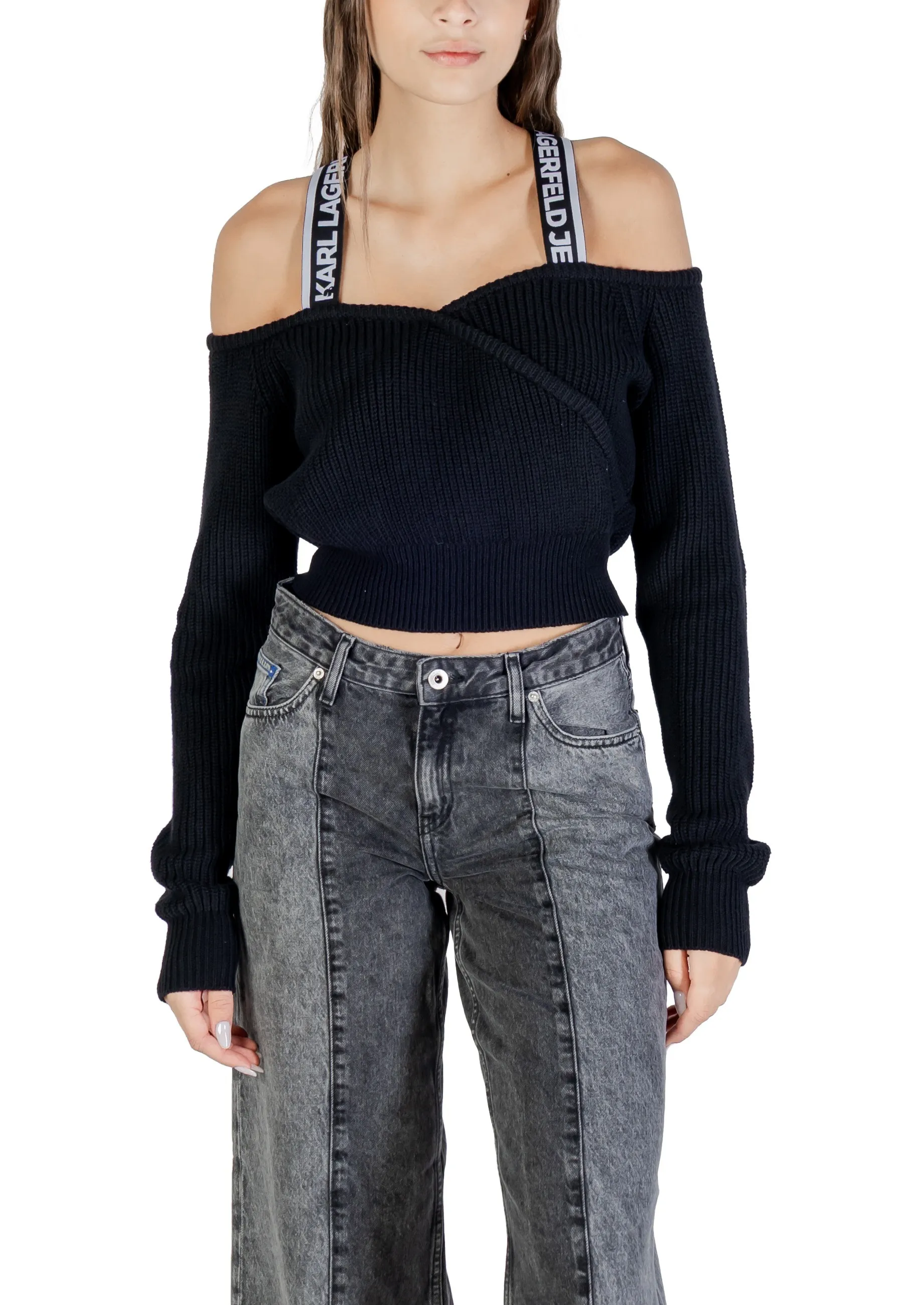 Damen Pullover Schwarz 488411