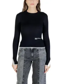 Karl Lagerfeld Damen Pullover Schwarz mieten - Flex-Fashion