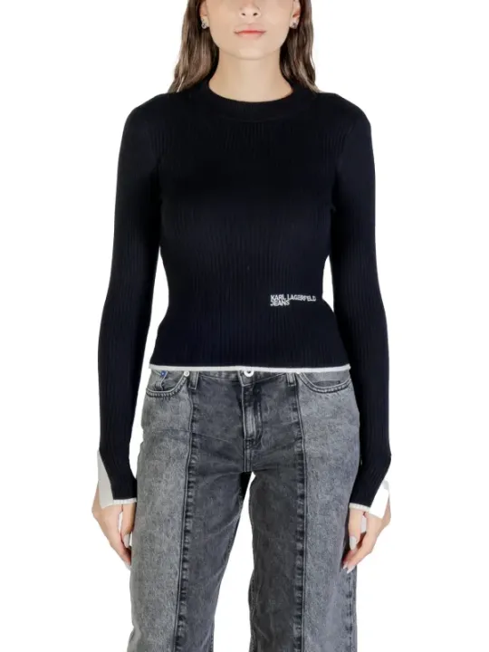 Karl Lagerfeld Jeans Damen Pullover Schwarz | online kaufen