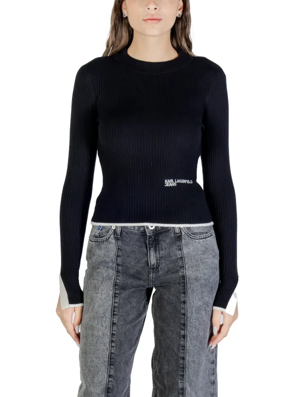 Karl Lagerfeld Jeans Damen Pullover Schwarz | online kaufen