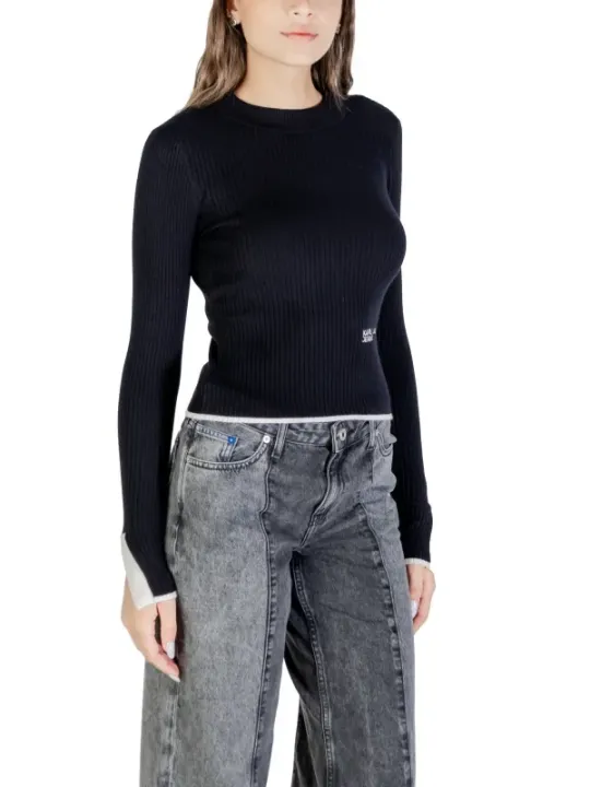Karl Lagerfeld Jeans Damen Pullover Schwarz | online kaufen