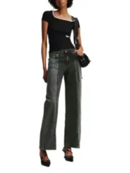 Karl Lagerfeld Jeans Damen Jeans Schwarz | online kaufen